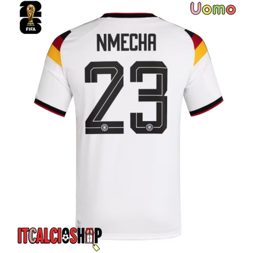 Germania Felix Nmecha #23 Prima Maglia Mondiali 2026 Manica Corta